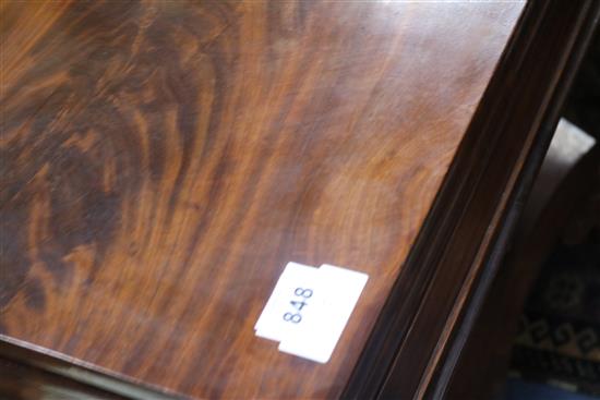 A William IV mahogany card table, W.3ft